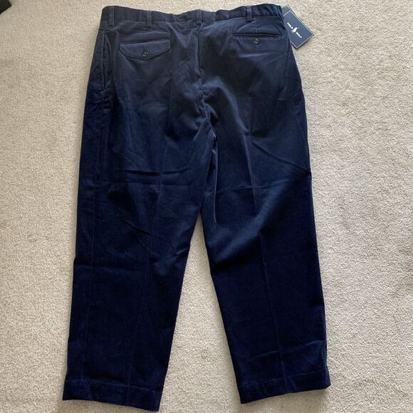 NWT‎ Polo Golf Ralph Lauren Blue Fairway Cotton Elastane Corduroy Pants 40x27 - Picture 8 of 12